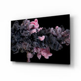 Pink Smoke Glass Wall Art.