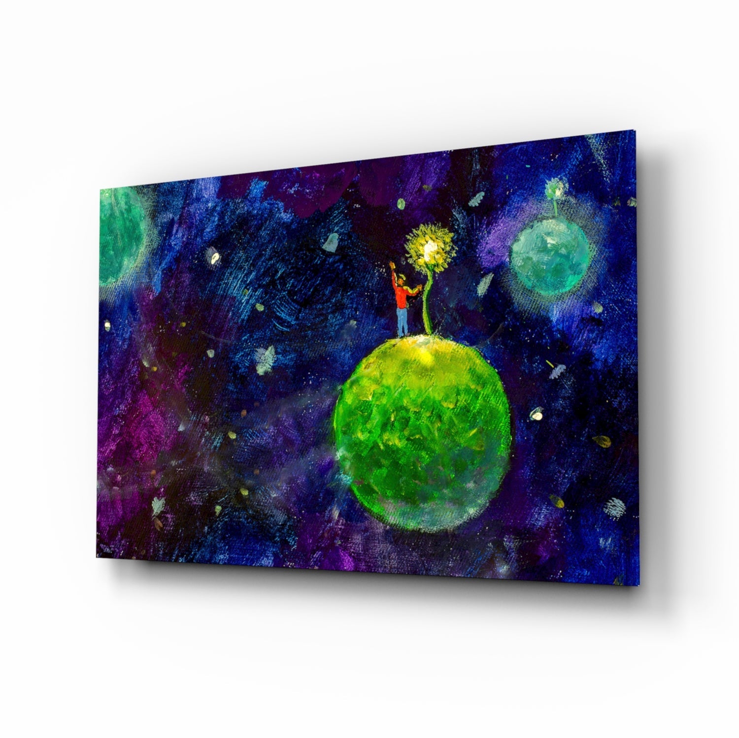 The Little Prince Glass Wall Art.