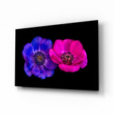Crowned Mountain Tulip Glass Wall Art.