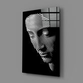 Contemplation Glass Wall Art.