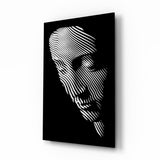 Contemplation Glass Wall Art.