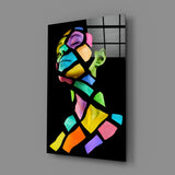 Colorful Spirit Glass Wall Art.