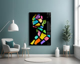 Colorful Spirit Glass Wall Art.