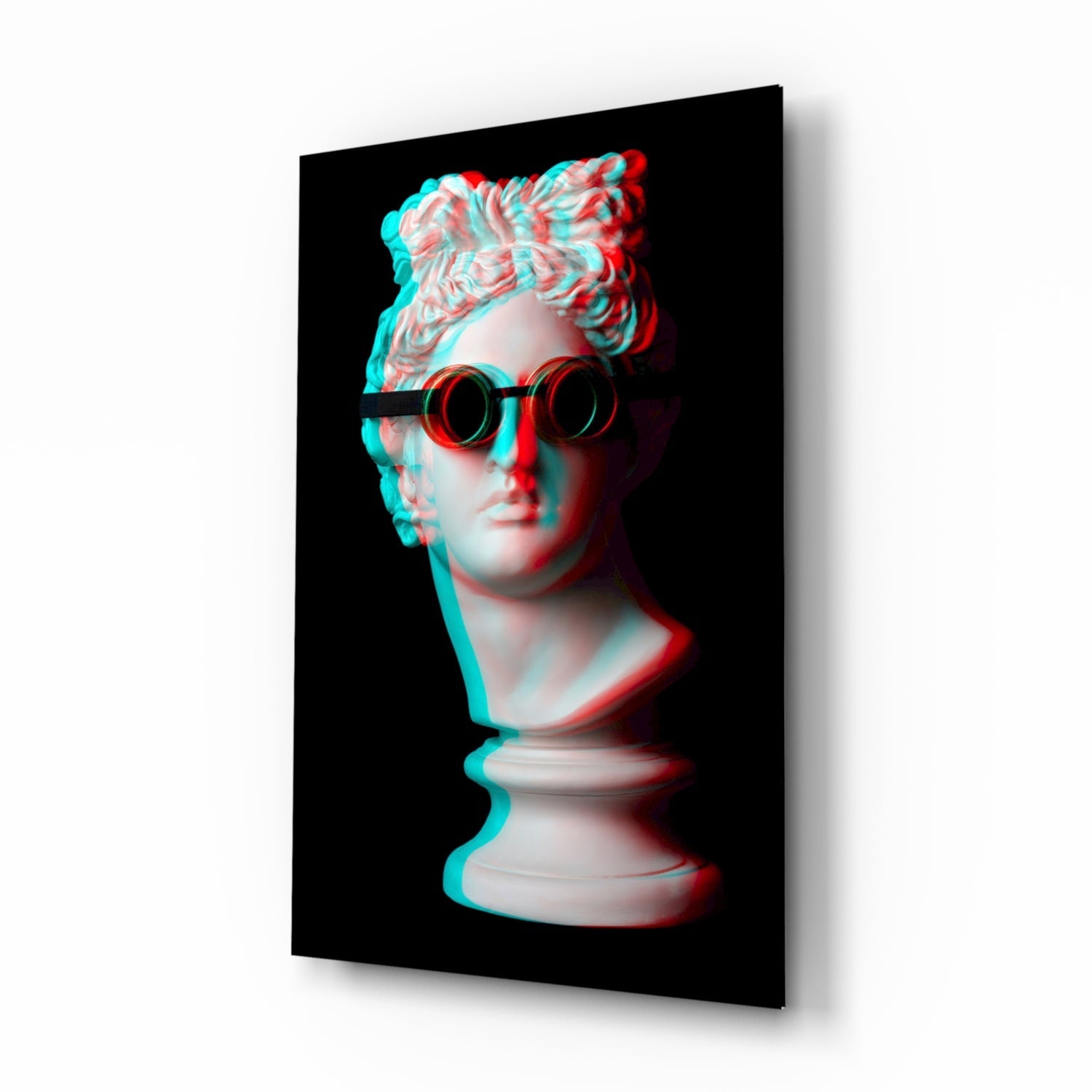 Sculpture Glass Wall Art.