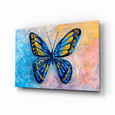 Butterfly Glass Wall Art.