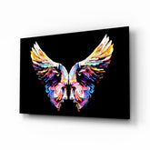 Wings Glass Wall Art.