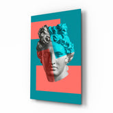 Sculpture Glass Wall Art.