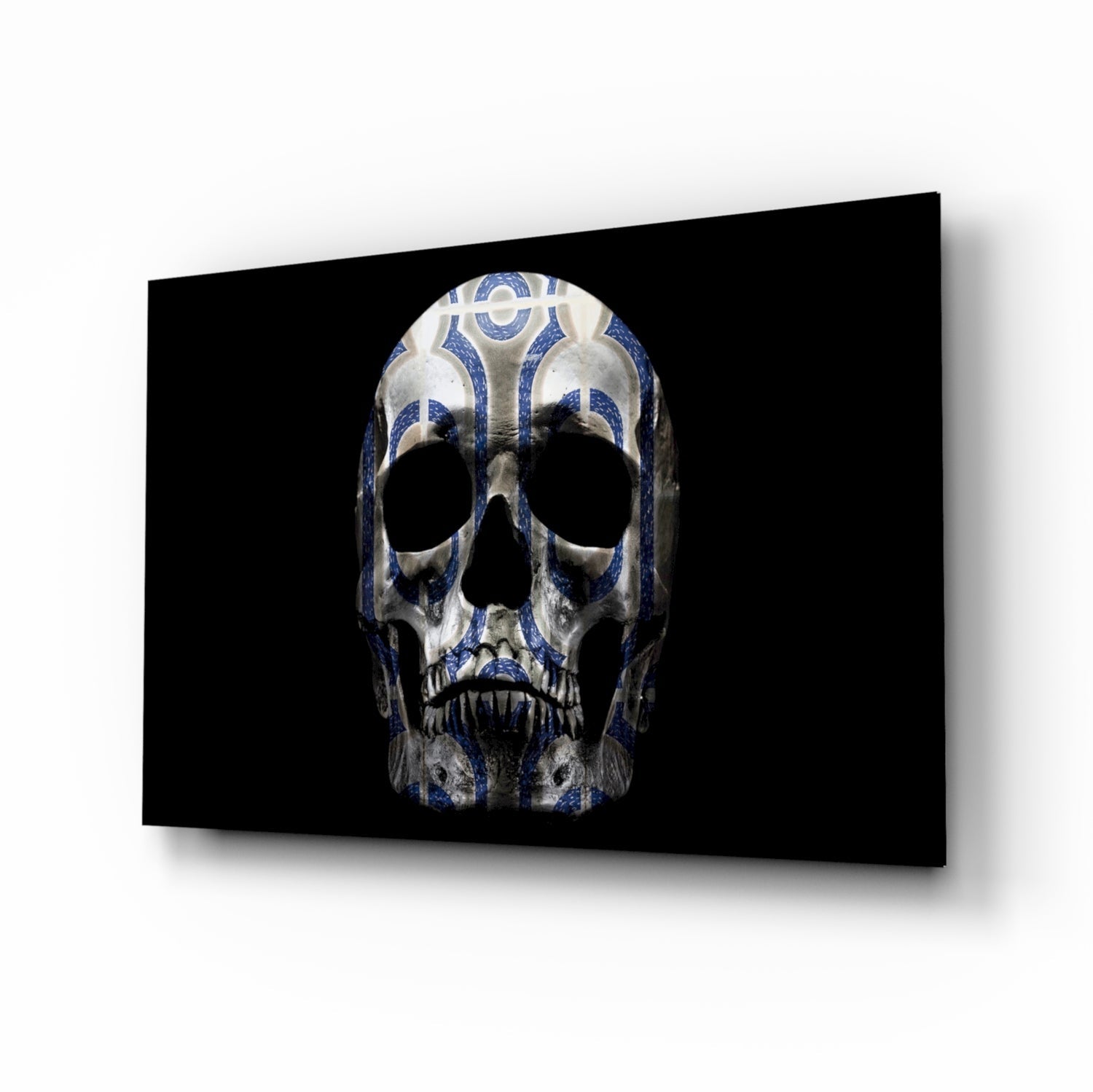 Skull Glass Wall Art.
