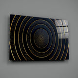 Circle Glass Wall Art.