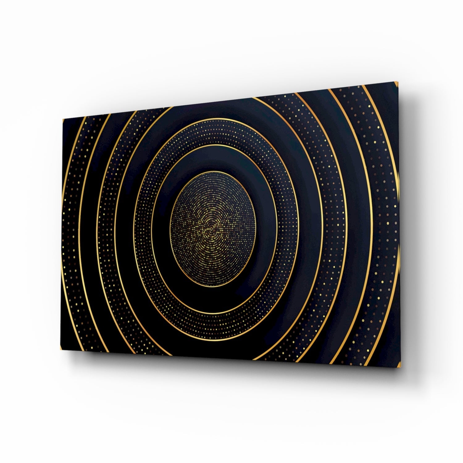 Circle Glass Wall Art.