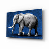 Elephant Glass Wall Art.