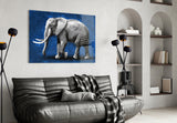 Elephant Glass Wall Art.