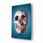 Skull Glass Wall Art.