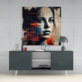 Women Glass Wall Art || Designers Collection
