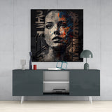 Women Glass Wall Art || Designers Collection