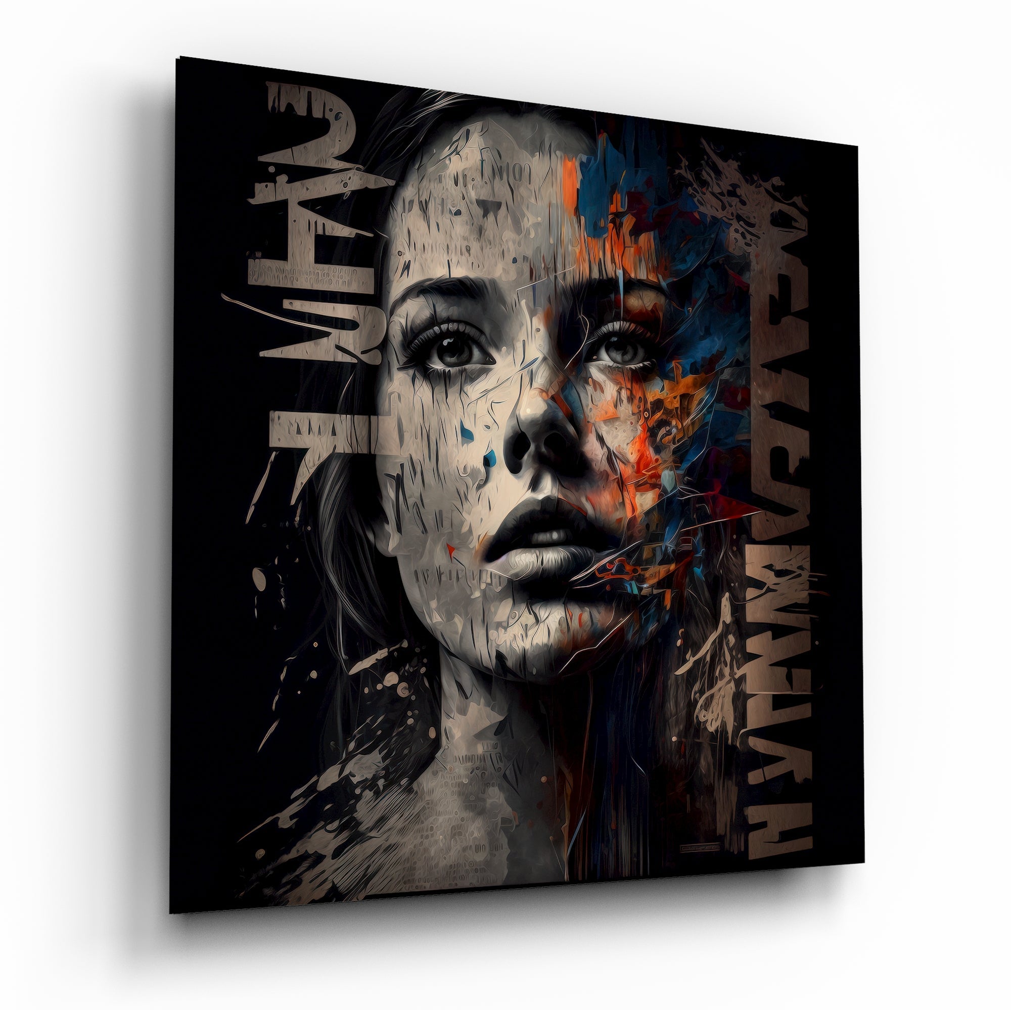 Women Glass Wall Art || Designers Collection
