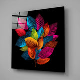 Leaves Glass Wall Art || Designers Collection