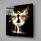 Flame Dancer Glass Wall Art || Designers Collection