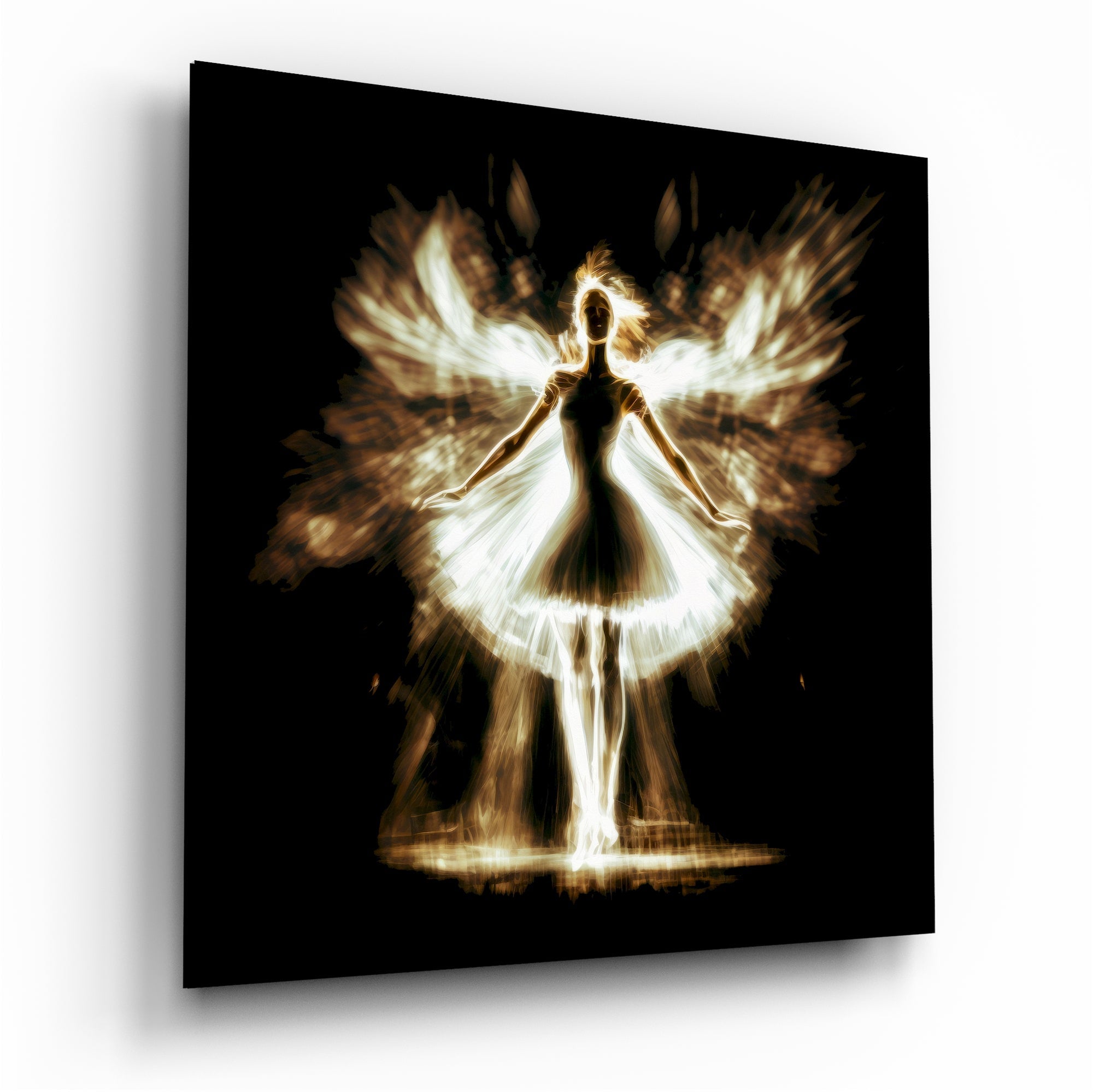 Flame Dancer Glass Wall Art || Designers Collection