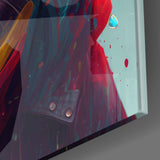 Cool Cat Glass Wall Art || Designers Collection