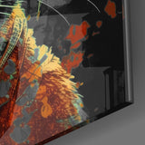 Intellectual Cat Glass Wall Art || Designers Collection