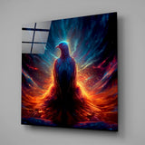 Phoenix Glass Wall Art || Designers Collection