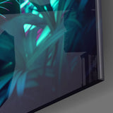 Neon Panther Glass Wall Art || Designers Collection