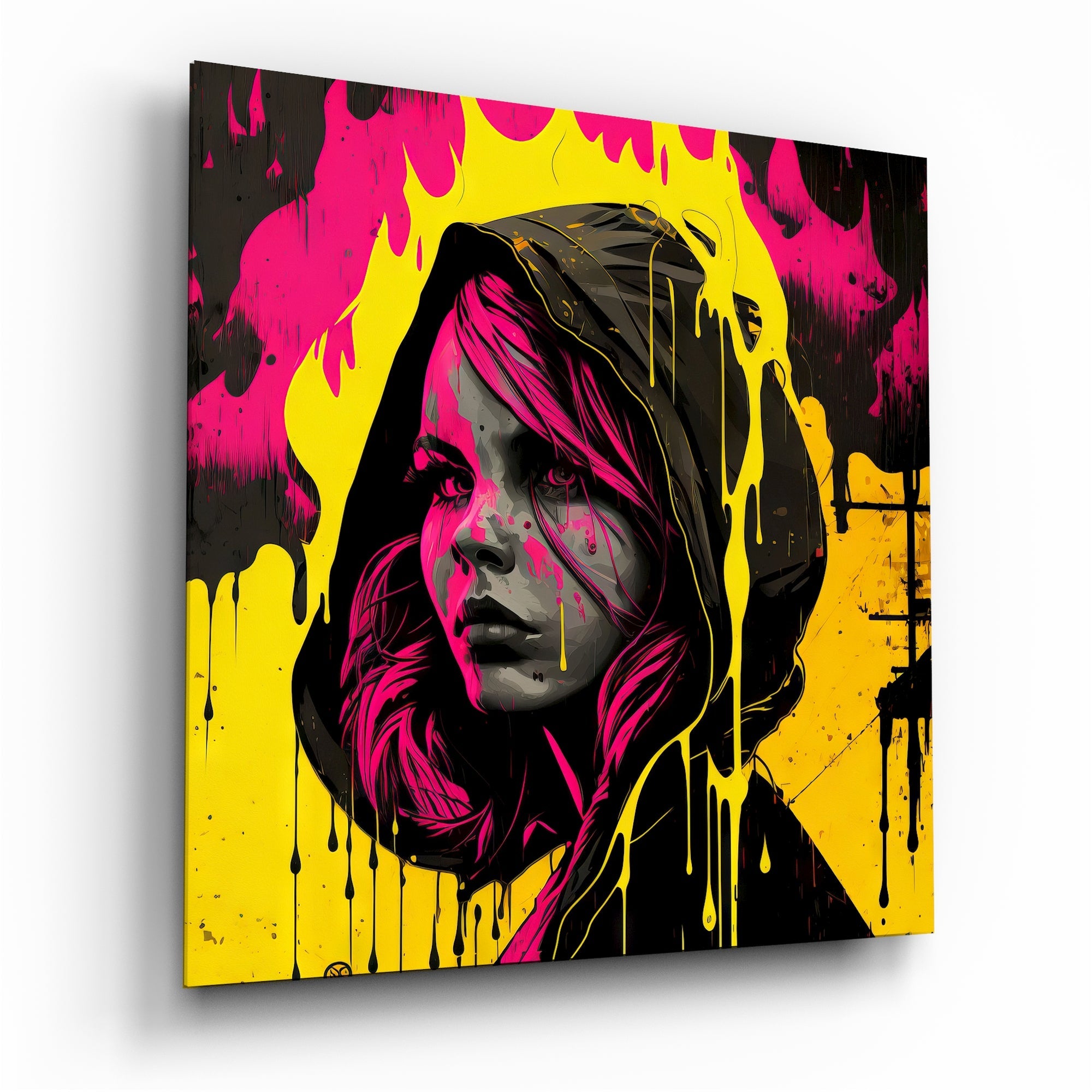 Woman Glass Wall Art || Designers Collection