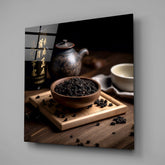 Tea Party Glass Wall Art