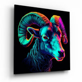 Ram Glass Wall Art