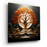Life Tree Glass Wall Art|| Designer's Collection