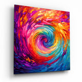 Colorful Hole Glass Wall Art|| Designer's Collection