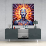 Beautiful Mind Glass Wall Art|| Designer's Collection