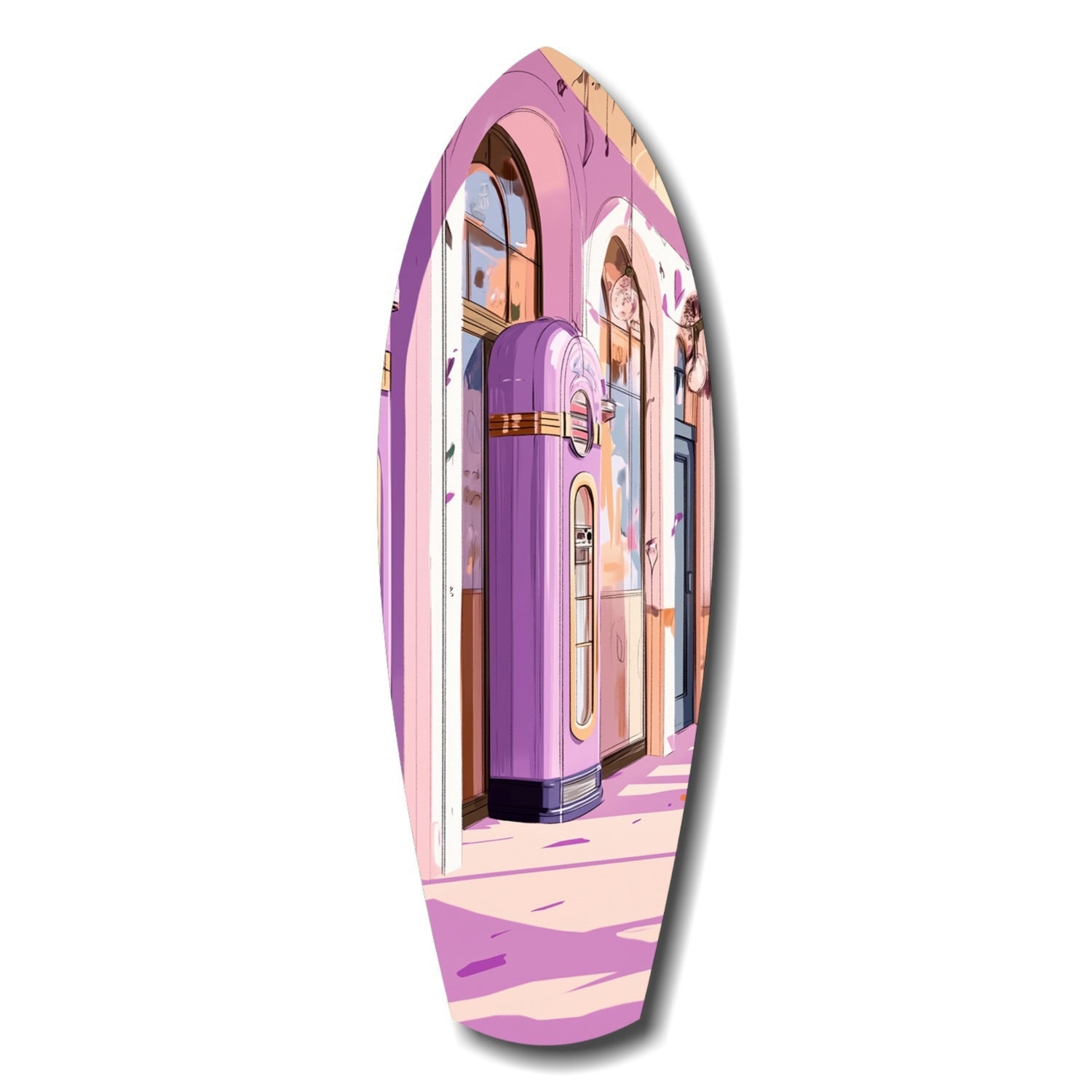 Vintage Melody Box Glass Wall Art