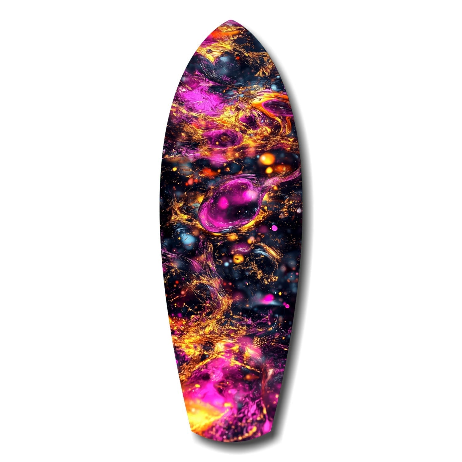 Kinetic Cosmos Glass Wall Art