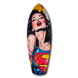 Supergirl Glass Wall Art