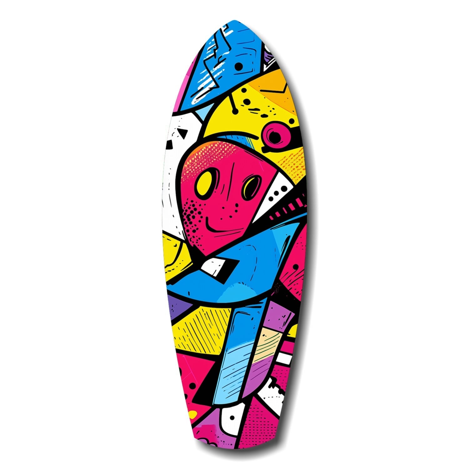 Colors of Geometry Glass Wall Art