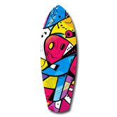 Colors of Geometry Glass Wall Art