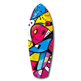 Colors of Geometry Glass Wall Art