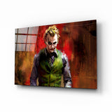 Joker Glass Wall Art.