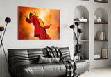 Joker Glass Wall Art.