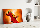 Joker Glass Wall Art.