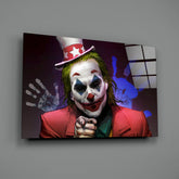Joker Glass Wall Art.
