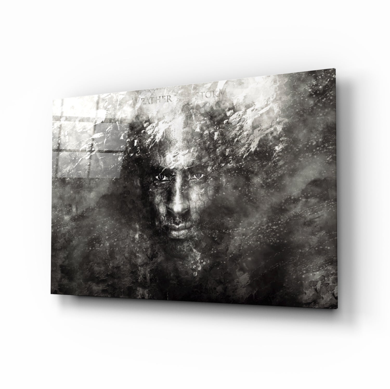 Kobe Bryant Glass Wall Art.