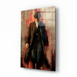Peaky Blinders-Thomas Shelby Glass Wall Art.