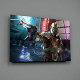 Mandalorian - Old Republic Glass Wall Art.