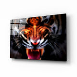Anger of a Tiger Glass Wall Art.