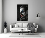 Joker Glass Wall Art.