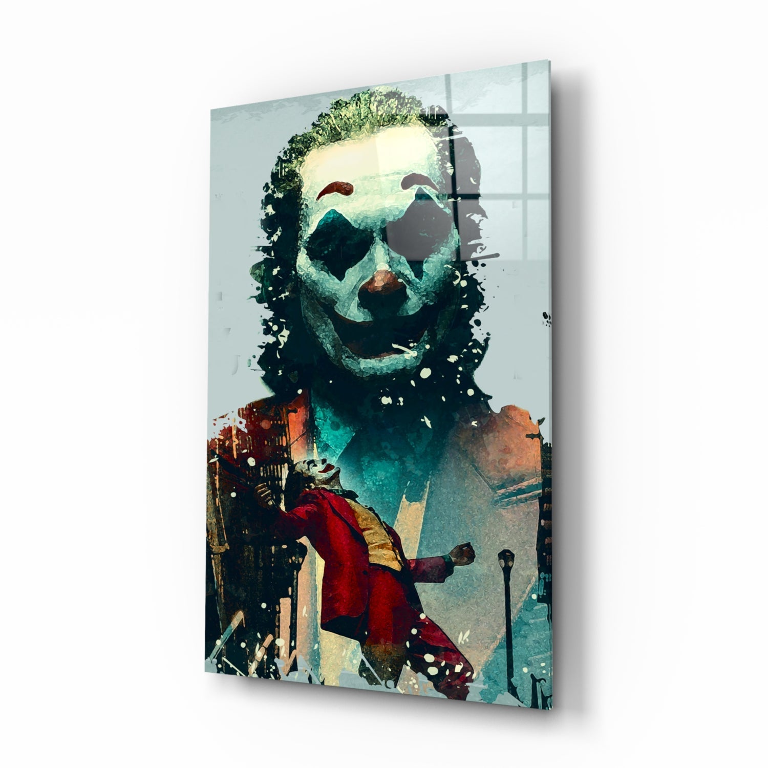 Joker Glass Wall Art.