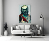Joker Glass Wall Art.